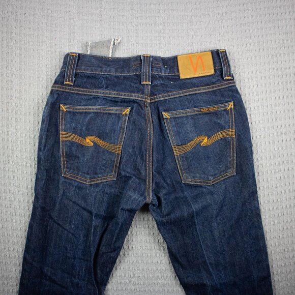 Nudie Jeans Regular Alf Dry Selvedge 29W Altered - Picture 8 of 8